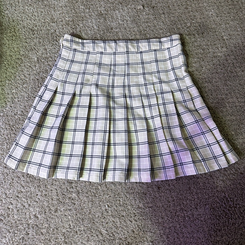 Aeropostale - Beige Plaid Tennis Skirt